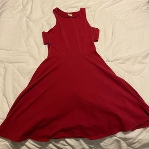 Red dress